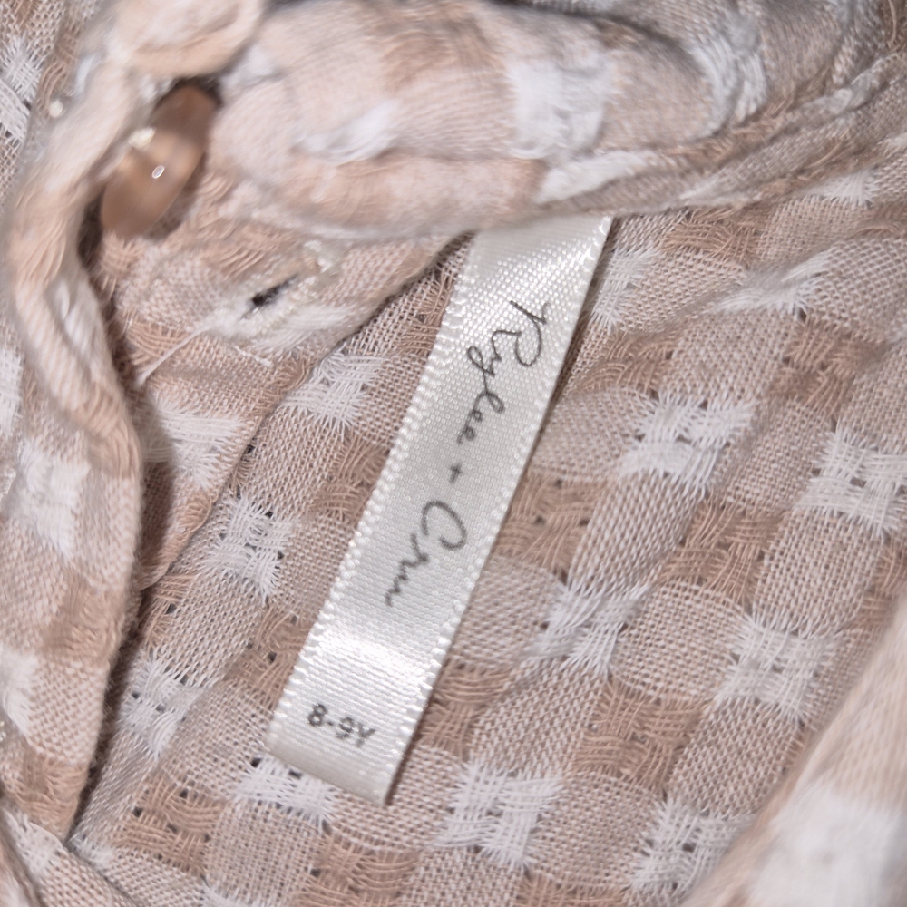 Rylee + Cru Pink Gingham Puff Sleeve Dress - Picture 2 of 2